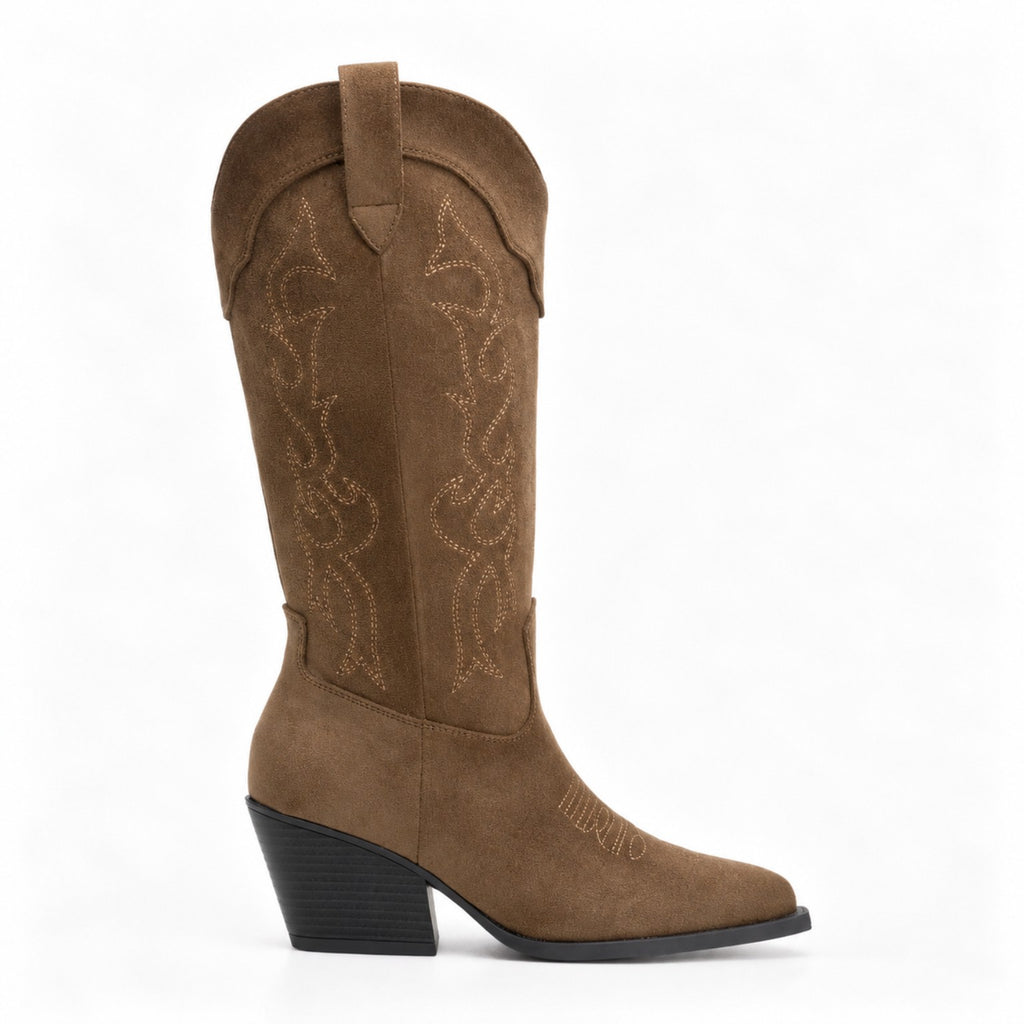 Botas GINEBRA caramelo, vista trasera