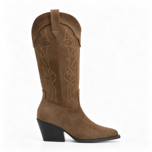 Botas GINEBRA caramelo, vista trasera