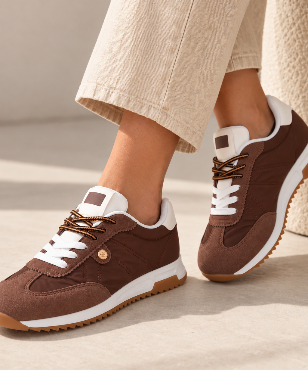 Zapatillas NORA — Marrones