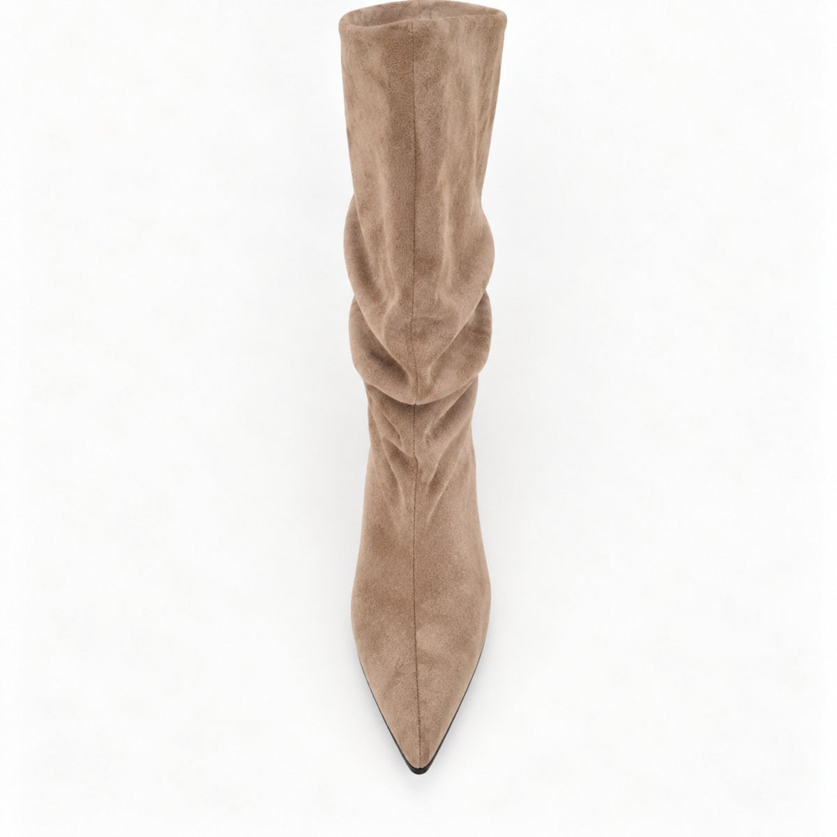 Botins NICE bege em vista traseira