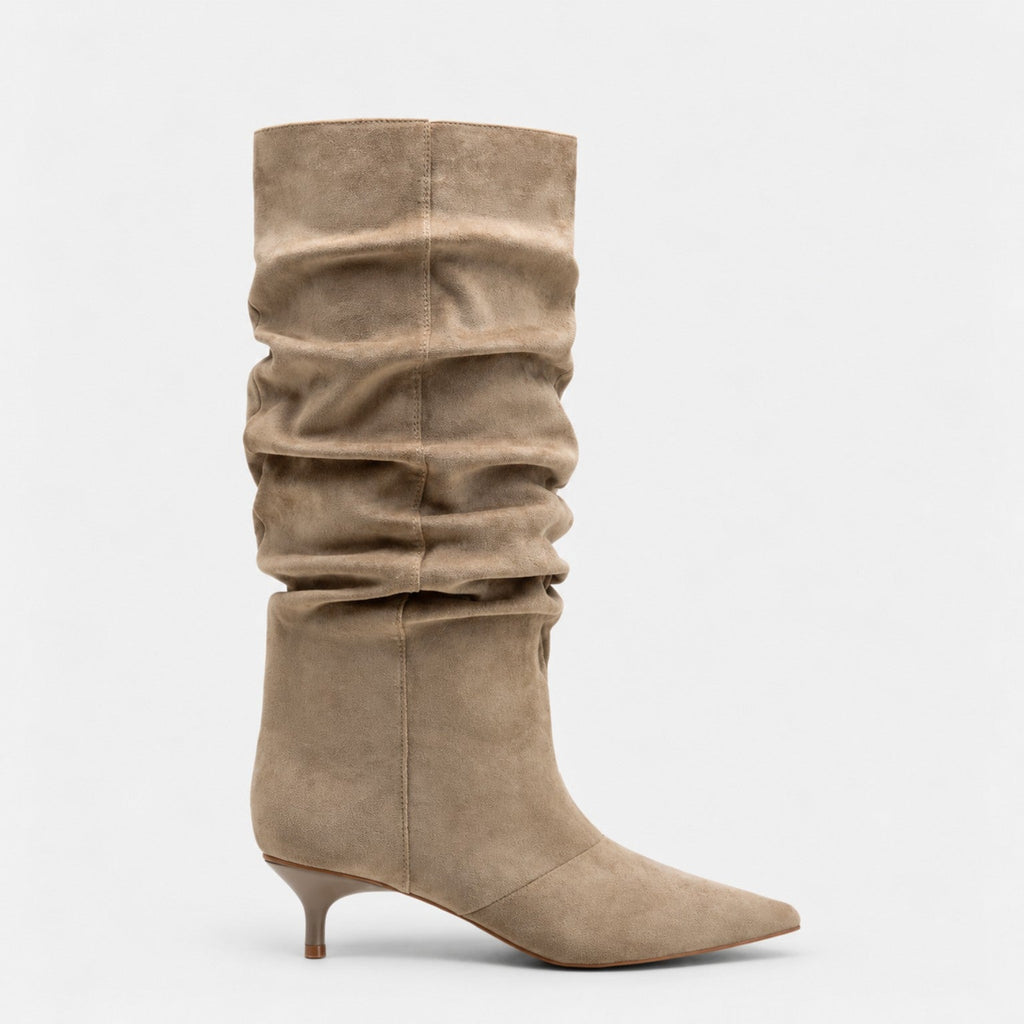 Botas GÉNOVA caqui – vista lateral