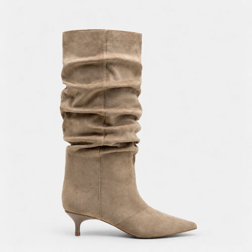 Botas GÉNOVA caqui – vista lateral