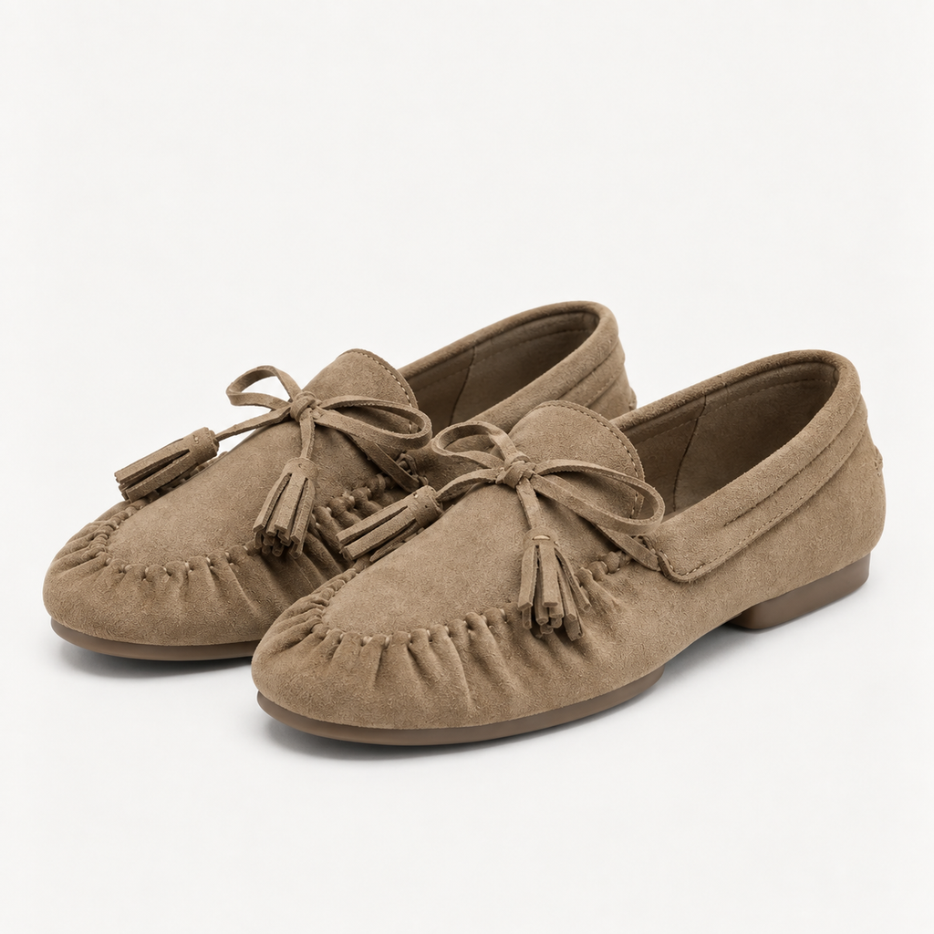 Mocassins MÓNACO — Caqui