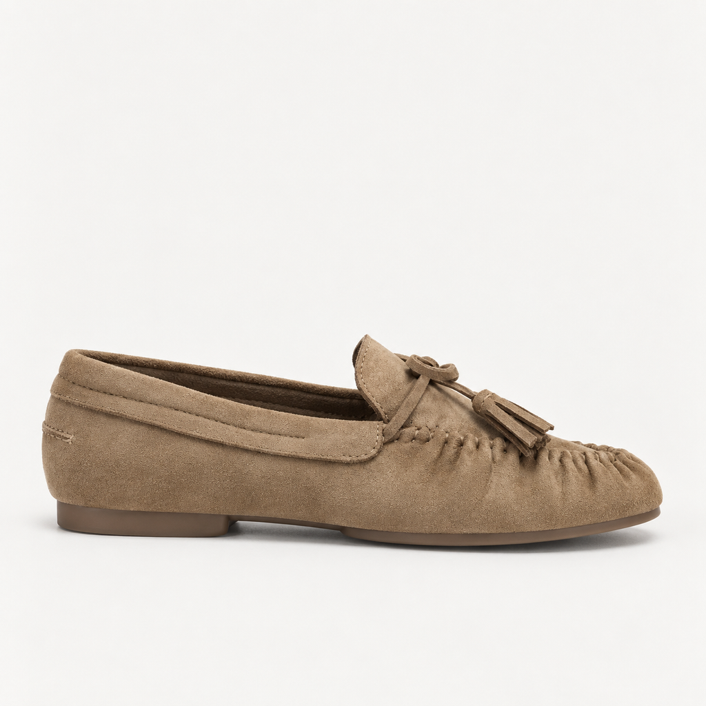 Mocassins MÓNACO — Caqui