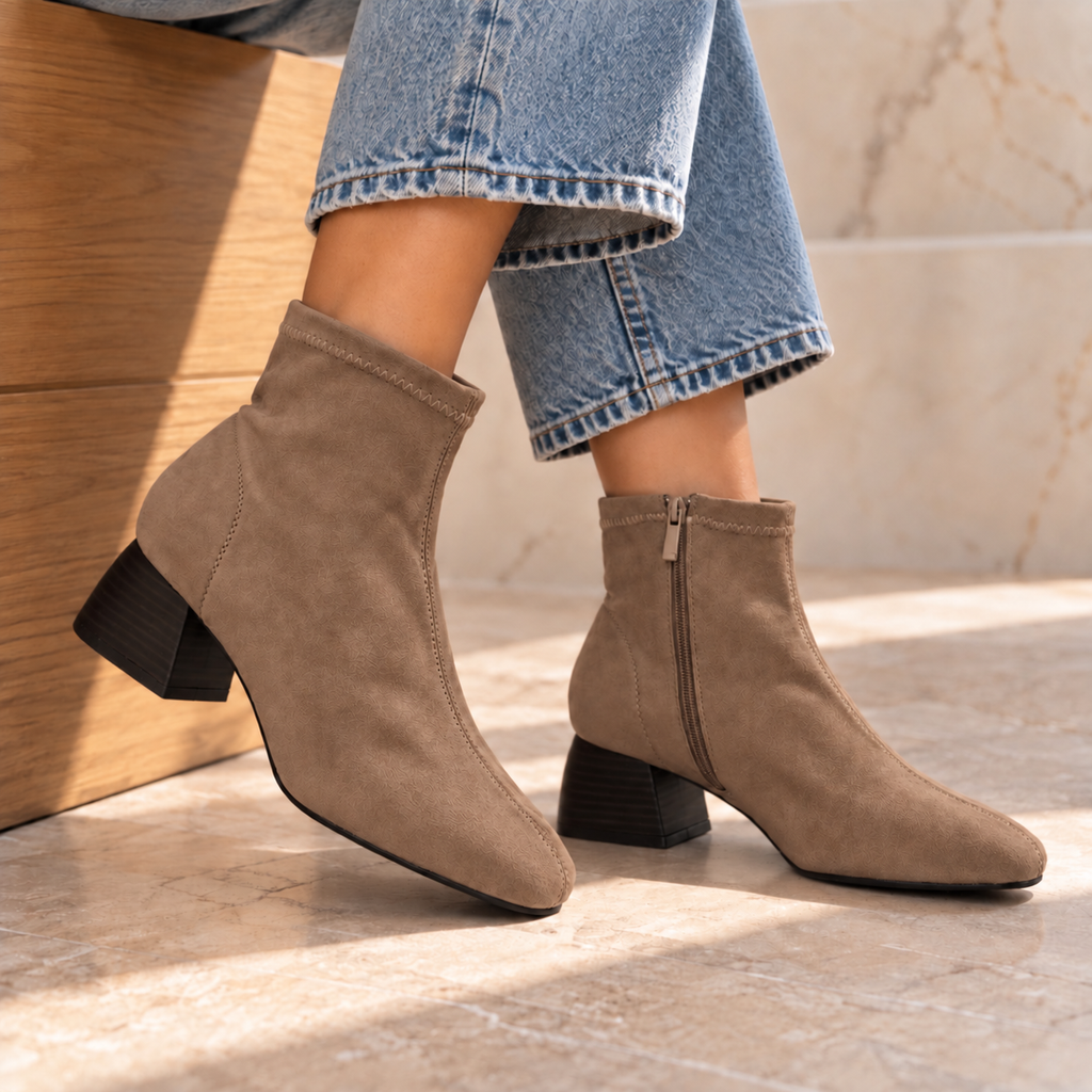 Botins CANNES — bege